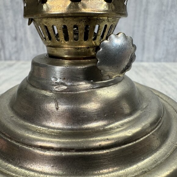 Cosi Tabellini Pewter Ceramic Kerosene Lamp Italy Vintage Rare - Picture 3 of 15